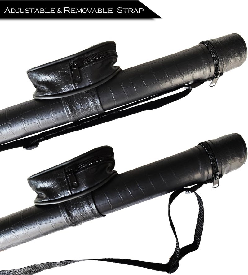TalveX 1x1 Hard cue case Pool Cue Billiard Stick Carrying Case(Holds 1 Butt/1 Shaft) - Image 3